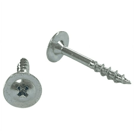 

Cabentry Brand | Wood Screws | Modified Truss Head | Phillips Drive | #8 | 1 1/4 Inch | Deep Thread | Sharp Point | Zinc Finish | 1000 Pack