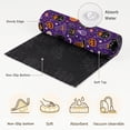 thumbnail image 6 of Area Rugs 3'x5', Purple Halloween Carpet Runner Indoor Outdoor Rugs Home Decor Aesthetic, Cartoon Pumpkins Cats Candy Non Slip Mats Washable Accent Rug for Living Room Bedroom, 6 of 8