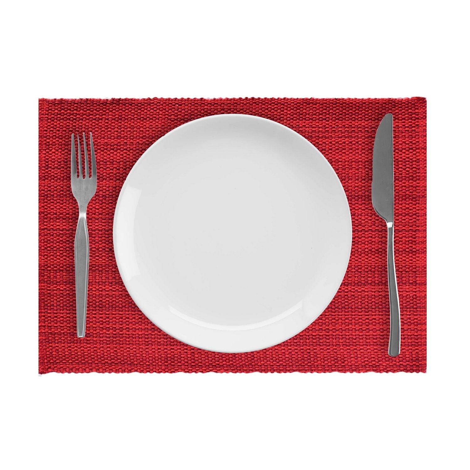 Fabstyles Casual Classic Cotton Placemats Set of 4 Machine Washable Heavyweight Table Mats Perfect for The Kitchen and Dining Table or Outdoor Tables