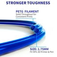 thumbnail image 4 of GEEETECH Blue PETG 3D Printer Filament 1.75mm, Dimensional Accuracy +/-0.03mm, 1kg (2.2lbs) , 1080 Feet （330m）per Roll, Vacuum Packaging, Toughness Enhanced, Fit for Most 3D FDM Printer, 4 of 5