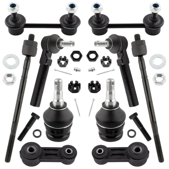 BOXI (Set of 10) Front & Rear Sway Bar Links   Front Lower Ball Joints   Tie Rod Ends fit for Subaru Baja 2003-2006 / for Subaru Legacy Outback 2000-2004 / Replaces EV473 K9513 ES3692 K80693 K80426