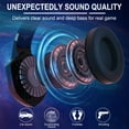 thumbnail image 6 of SPBPQY G2000 Gaming Headsets, Surround Stereo Gaming Headphones with Noise Cancelling Mic, LED Lights & Soft Memory Earmuffs for PS5/ PS4/ Xbox One/Nintendo Switch Mac Computer Games- Brilliant Blue, 6 of 7