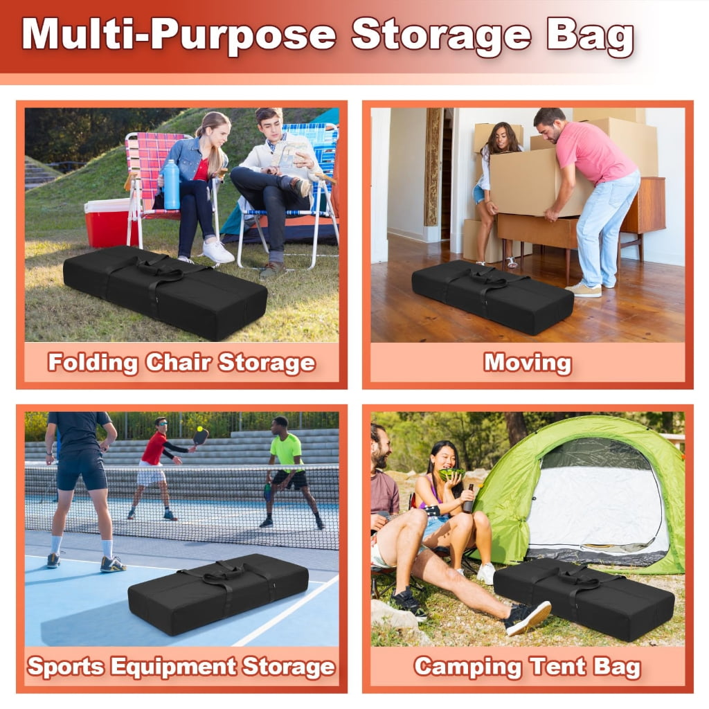 Athletic Equipment Storage Bag Suitable for Track and Field Starting Hurdles Oxford Fabric Measurements 39x16.9x6.3inch