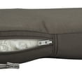 thumbnail image 3 of Classic Accessories 18 x 18 x 2 in. Ravenna Thick Outdoor Dining Chair Seat Cushion, Dark Taupe, 3 of 16