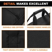 INFANZIA 36 Sports Duffle Bag - 100L Large Travel Duffel Luggage Bag with Upgrade Zipper, Durable & Water Resistant, Black