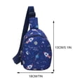 thumbnail image 5 of Bolso Pecho para Bolso Bandolera Informal Mochilas Lindas para (azul Oscuro), 5 of 5