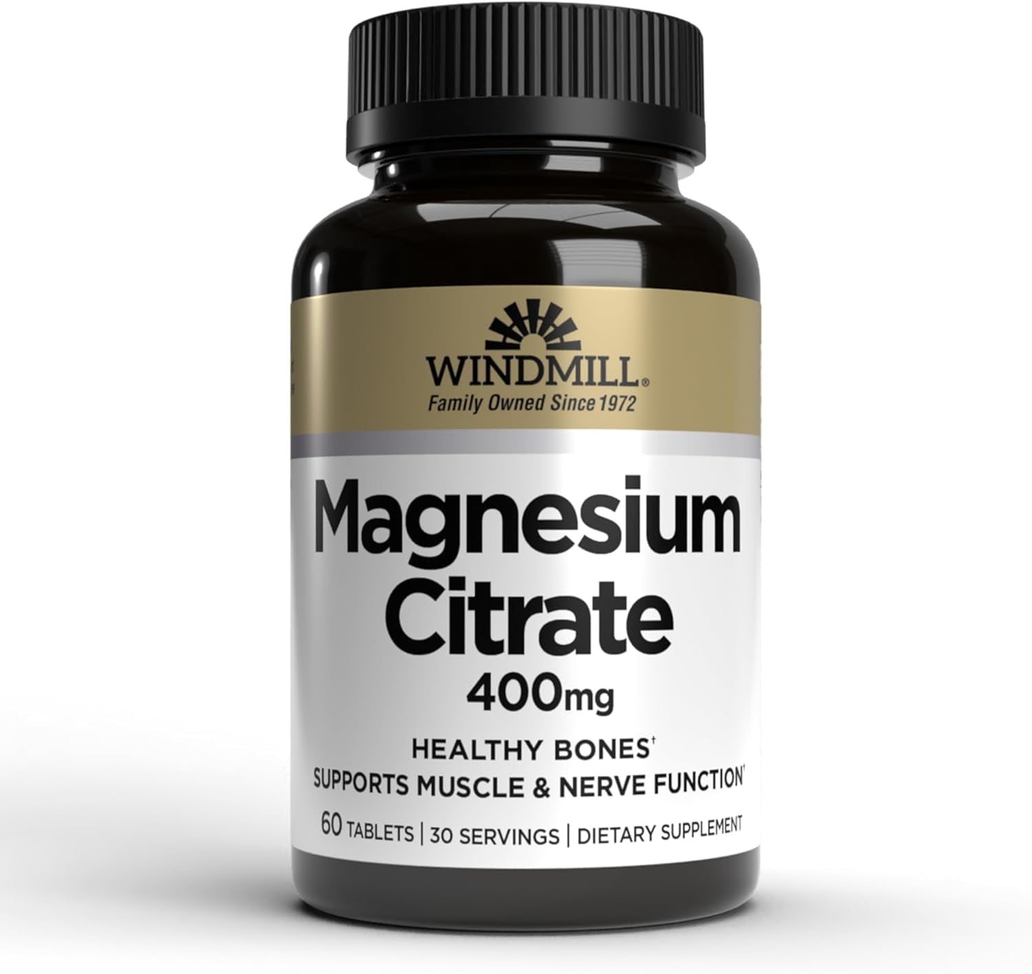Windmill Magnesium 500 mg Tablets for Bone Density Support, 90
