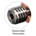 thumbnail image 6 of 5X All-Metal Bi-Metal V6-TCrazy Heatbreak Titanium & Copper 3D Printer Nozzle Bimetal Throat for 1.75mm V6 Hotend Heater,5 * V6-TCrazy Heat Break,as shown, 6 of 8
