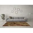 thumbnail image 3 of Ahgly Company Indoor Square Abstract Brown Modern Area Rugs, 8' Square, 3 of 4