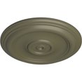thumbnail image 3 of Ekena Millwork 12"OD x 1"P Traditional Ceiling Medallion (Fits Canopies up to 2 3/4"), Hand-Painted Spartan Stone, 3 of 6