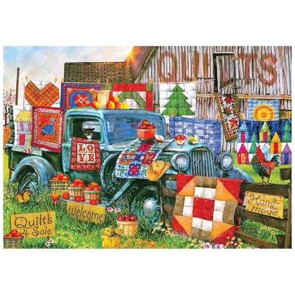 RoseArt - Colorluxe 500 pièces - jolies courtepointes à vendre- Puzzle à emboîter pour adultes
