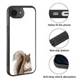 thumbnail image 2 of WIRESTER Shockproof Soft Rubber Cover Case for Apple iPhone 16e 6.1" 2025, Brown Gray Squirrel, 2 of 5