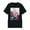 Black, variant on unisex short sleeve T-shirt Graphic print Modest crewneck shirt tops Comfort Regular Basic Tees Black S