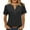 Black, variant on Womens Henley Raglan Short Sleeve Tops Plus Size Summer Color Block Tee Shirts Button V-Neck Y2K Casual T-Shirts(Black,3XL)