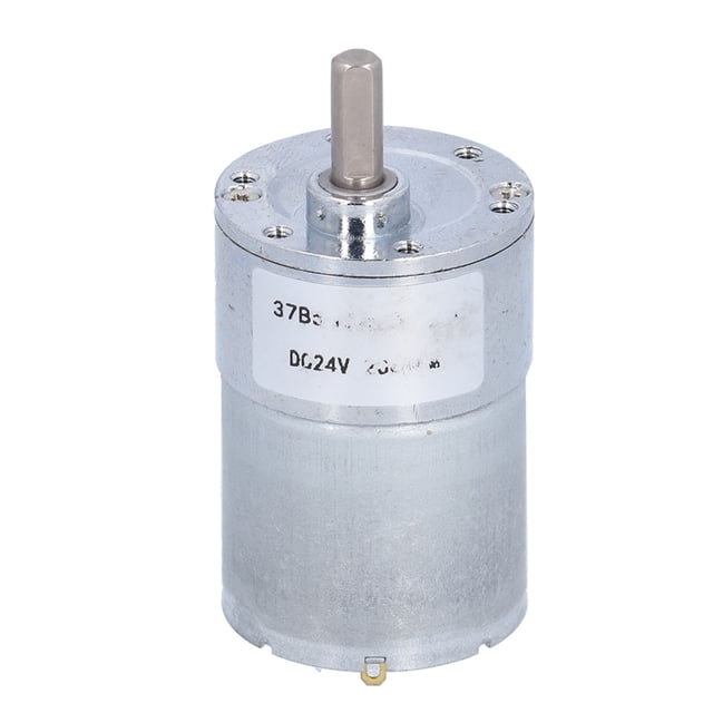 Motores de engranajes helicoidales, 37B530 DC 24 V 200 RPM Motores de engranajes helicoidales DC Eje reductor turbo Características de vanguardia
