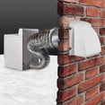 thumbnail image 4 of Dundas Jafine White Gas or Electric Dryer Vent Kit (4-Piece) TD48PMKZW6, 4 of 5