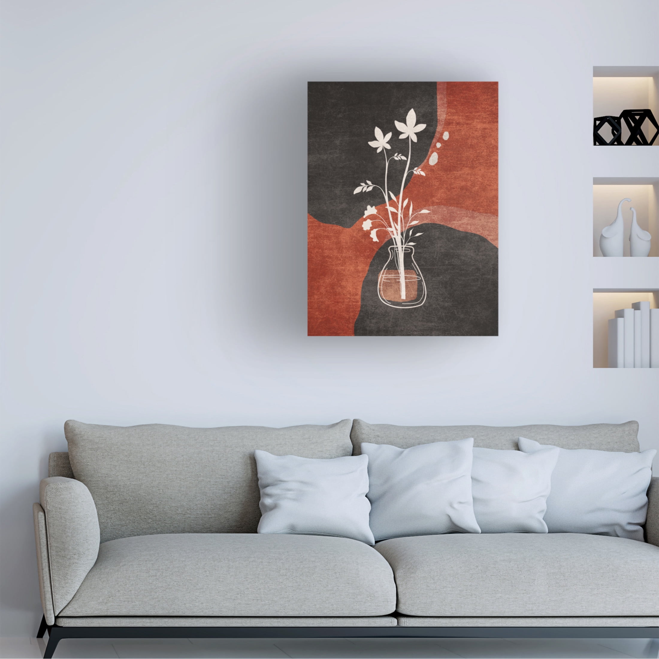 Trademark Fine Art Emel Tunaboylu  Rectangle 5 Canvas Wall Art