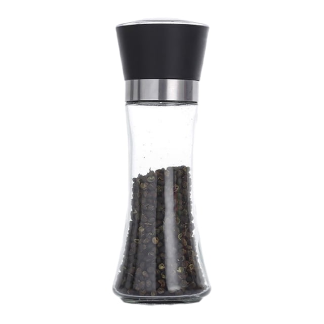 Molinillo de sal y pimienta con grosor ajustable, núcleo de molienda de acero al carbono, molinillo de especias, molinillo de condimentos de cocina moderno para cocinar barbacoa