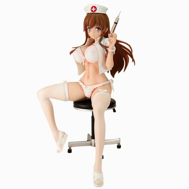 Zonas. Juguete Waifu estatuilla Hentai Anime figura chica Sexy ER enfermera Hentai Anime juguete figura fundida Fivean unisex