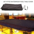thumbnail image 4 of 8Ft Billiard Pool Table Cover with Drawstring Waterproof for Rectangle Table, Black, 4 of 6