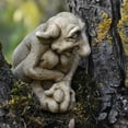thumbnail image 4 of Estatuilla de gárgola de resina, figura de jardín de gárgola gótica, 4 of 5