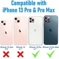thumbnail image 2 of [3+1] CamLabs iPhone 13 Pro & iPhone 13 Pro Max Camera Lens Protector - 4Pc Glass & Metal - Pink Diamond, 2 of 10