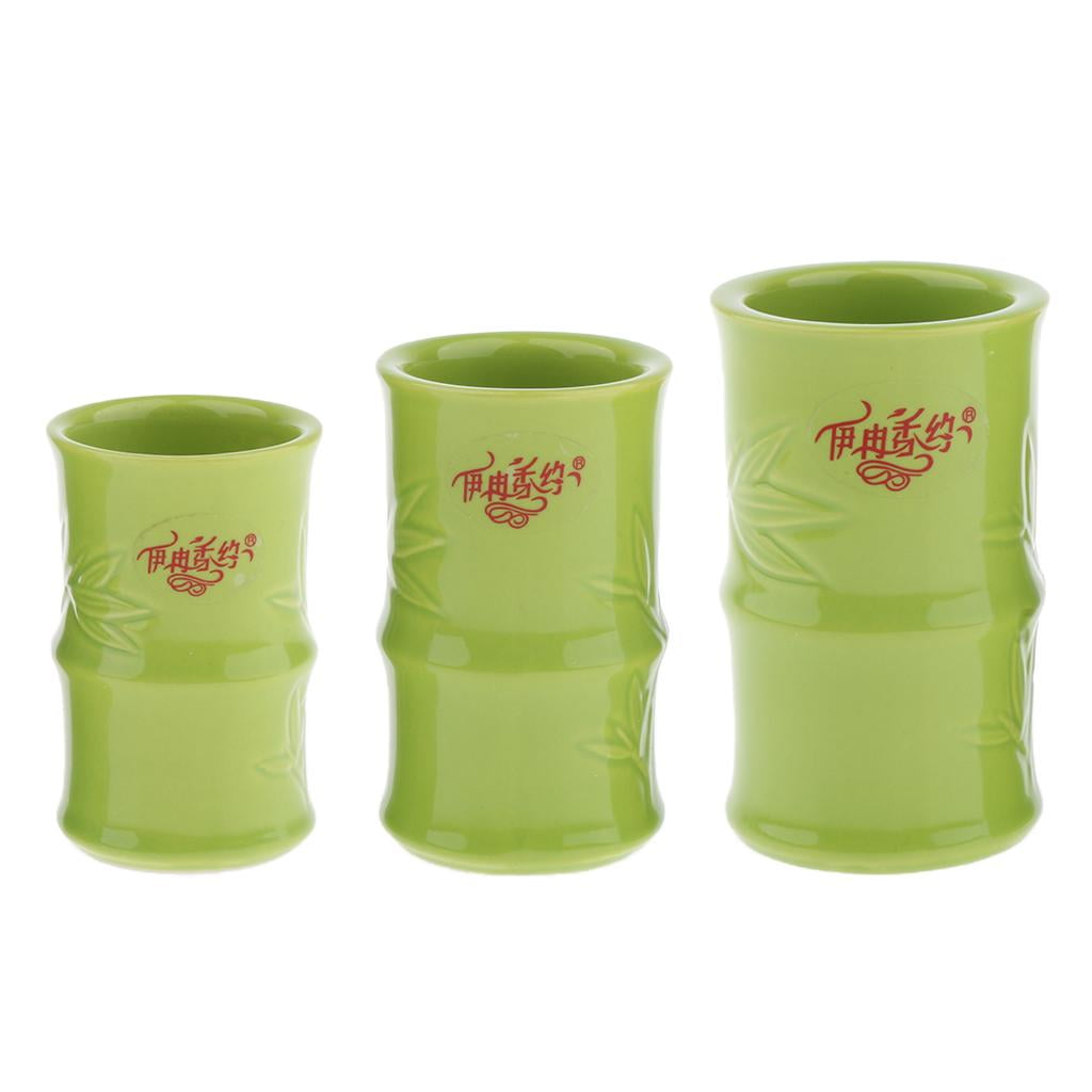 3 Pcs Ceramic Chinese Cupping Set, Traditional for Professional, and