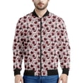 thumbnail image 4 of Chaqueta con cremallera con estampado 3D de globo ocular espeluznante para hombres y mujeres, sudadera con personalidad, abrigo suelto, chaqueta bomber de manga larga con cremallera, 4 of 5