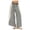 FV78_Black, variant on Womens Summer Casual Striped Wide Leg Lounge Pants Elastic Waist Palazzo Trousers Lace Trim Cropped Slacks Khaki S
