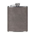 thumbnail image 2 of CGI Leatherette Flask Grey 8 Oz Capacity, 2 of 4