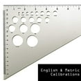 thumbnail image 2 of Ludwig Precision Aluminum Triangle - 12", 30-60-90 Degree, 2 of 3