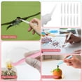thumbnail image 6 of 30 Pack Plastic Tweezers for Crafts, 3.1" Pointed Tweezers Bulk for Animal Feeding, Disposable Stickers Tweezers (White), 6 of 6