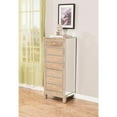 thumbnail image 6 of Elegant Decor Reflexion 7 Drawer Petite Mirrored Lingerie Chest in Silver, 6 of 13