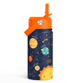 thumbnail image 1 of Botella SANDJEST Kids de acero inoxidable con tapa de pajita de 355 ml, 1 of 7