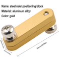thumbnail image 2 of Eigraketly Localizador de regla de aluminio Localizador de regla de acero preciso Raspador de marca eficiente Máquina exquisita Calibre de trazado Medidores de medidas dimensionales Eigraketly TO001606-00, 2 of 6