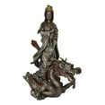 thumbnail image 3 of Ebros Large Avalokiteshvara Bodhisattva Kwan Yin Riding On Chinese Dragon Statue, 3 of 10