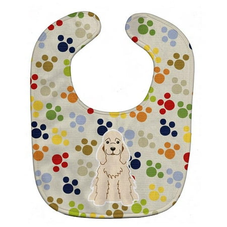 

Pawprints Cocker Spaniel Buff Baby Bib