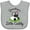 AC-Heather Grey, variant on Inktastic Grandma's Little Caddy Golf Boys or Girls Baby Bib