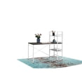 thumbnail image 4 of Newboti Furniture Reversible Smart Workstation Wooden Desk White/Brown BN.3163, 4 of 8