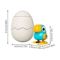 thumbnail image 2 of Wind Up Hatching Parrot Toy Surprise Eggs with Bouncing Walking Action for Kids Novelty, 2 of 6