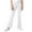White, variant on Cethrio Girls Flare Pants Size 10-12, Elastic Waist Stretchy Knitted Casual Flare Leggings Pink