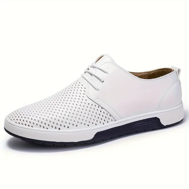 Men's Skate Shoes Plus Size Comfortable Breathable Non-Slip Rubber Sole Durable Laces for Outdoor Activities