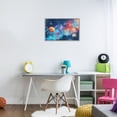 thumbnail image 3 of Stupell Industries Contemporary Nebula Dreams Scattered Planets Gray Framed Giclee Art, 18 x 12, by Creative Studio, 3 of 8