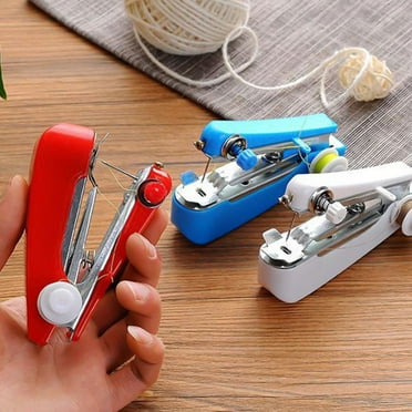 Soumake 1 Set Sewing Machine Fast Stitch Labor-saving Plastic Fabric Clothes Sewing Tools Quick Stitching Supplies for Home
