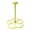 Yellow, variant on Dynamic Rotating Bird Perch - Multi-Color Spinning Activity Station for Parrots, Budgies & Cockatiels, Cage Mounted Exercise Gym & Interactive Play Stand