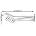 thumbnail image 2 of Stainless Steel Kitchen Spaghetti Tongs Food Serving Utensil with Secure Grip, 2 of 6