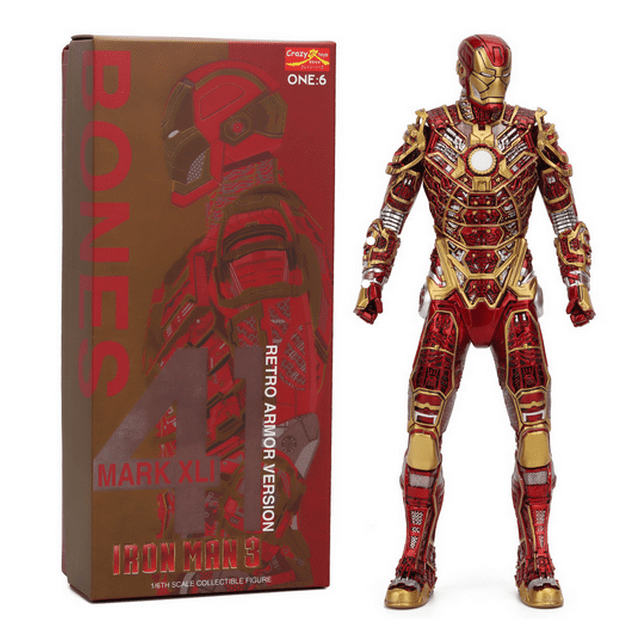 Iron Man Jouets d'Action Figurines Iron Man Jouets Jeux Merch Iron Man Jouets de Collection Figurines d'Action Iron Man Modèle Iron Man Jouets Figurines Iron Man Modèles Décoratifs Iron Man Film TV Jeux Vidéo