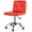 Red, variant on COSVALVE Armless Desk Chair Low Back 360°Swivel Adjustable Barber Home Office Chair w/Wheels(Pink)