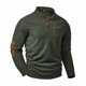 thumbnail image 3 of Ceisia Men's Gradient Printed Casual Elastic Sports Round Neck Activewear Top Gift, 3 of 6