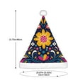 thumbnail image 3 of Fuzoiu Cinco De Mayo Floral Print Santa Hat Christmas Hat for Adults,Santa Hats with Pompom, Unisex Xmas Holiday Hat for Christmas New Year Festive Party Supplies, 3 of 6
